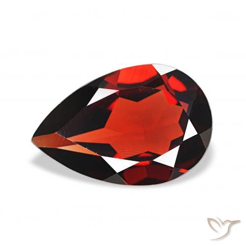 3.04ct Rojo claro Granate almandino, En forma de pera, VVS