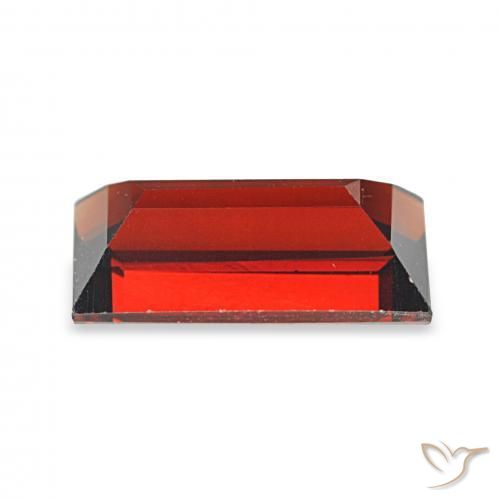 Granate almandino Rojo oscuro natural de 2.09 ct, Corte Baguette, VVS