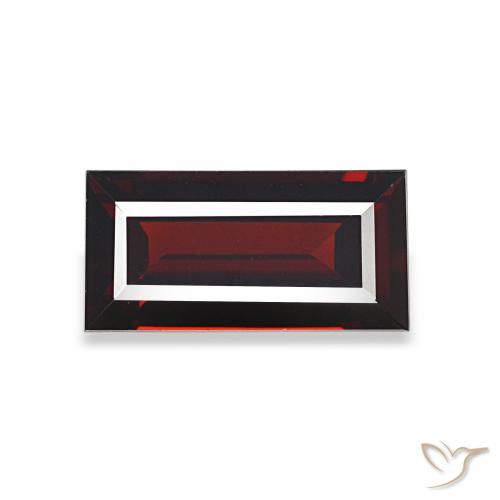 2.12ct Rojo oscuro Granate almandino, Corte Baguette, VVS