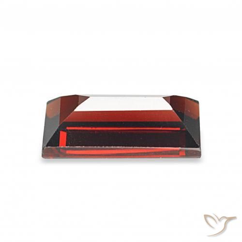 Granate almandino Rojo oscuro natural de 2.12 ct, Corte Baguette, VVS