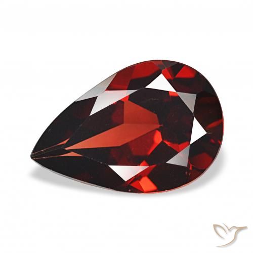 3.06ct Rojo oscuro Granate almandino, En forma de pera, VS