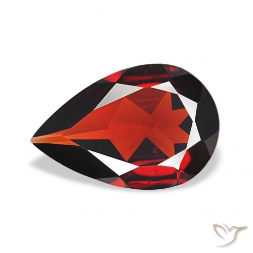 2.62ct Rojo oscuro Granate almandino, En forma de pera, VVS