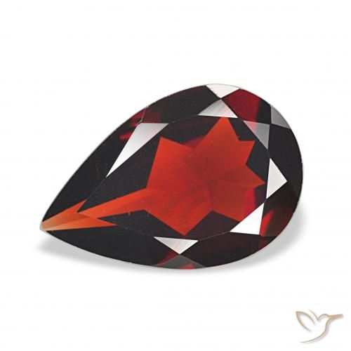 2.67ct Rojo oscuro Granate almandino, En forma de pera, VVS