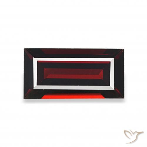 1.98ct Rojo oscuro Granate almandino, Corte Baguette, VVS-VS