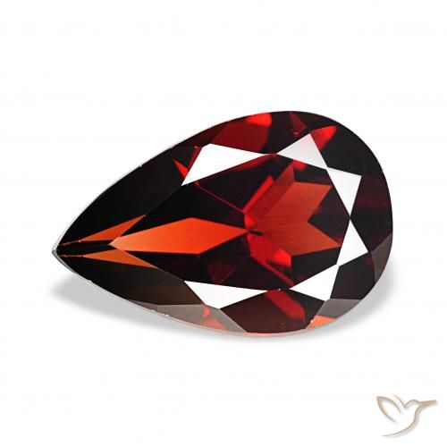 3.48ct Rojo oscuro Granate almandino, En forma de pera, VS