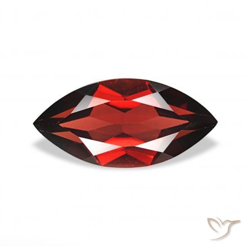 2.06ct Rojo oscuro Granate almandino, Marquesa, VVS-VS