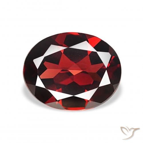 3.78ct Rojo oscuro Granate almandino, Ovalada, VVS