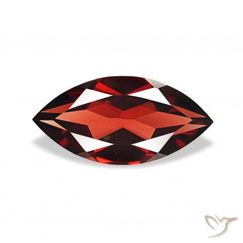 1.93ct Rojo oscuro Granate almandino, Marquesa, VVS