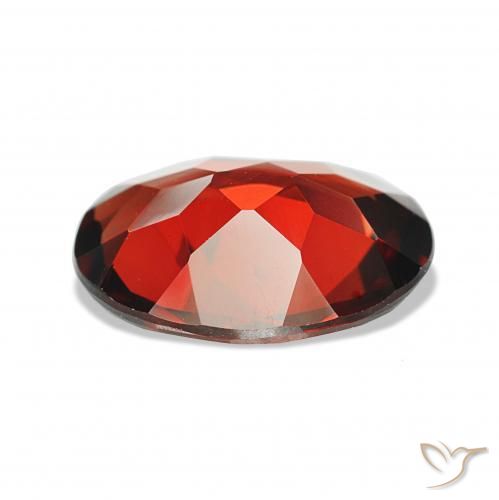 Granate almandino Rojo oscuro natural de 1.87 ct, Ovalada, VVS