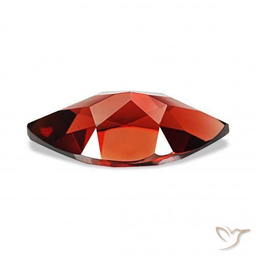 Granate almandino Rojo oscuro natural de 2.24 ct, Marquesa, VVS