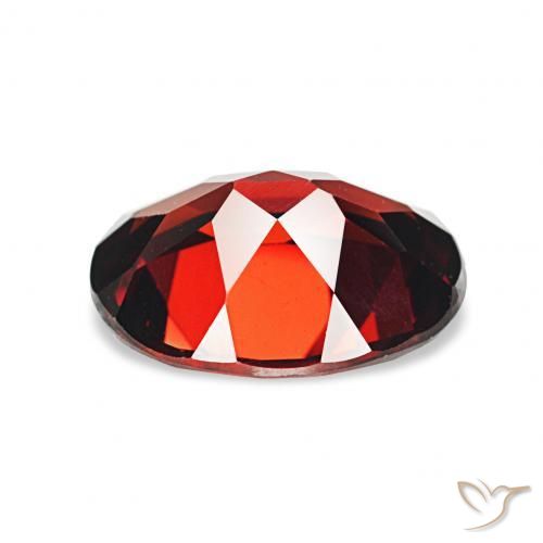Granate almandino Rojo oscuro natural de 1.94 ct, Ovalada, VVS