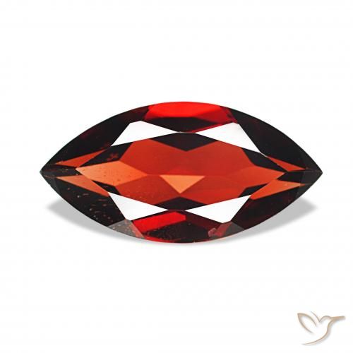 Granate almandino Rojo claro natural de 2.09 ct, Marquesa, VS