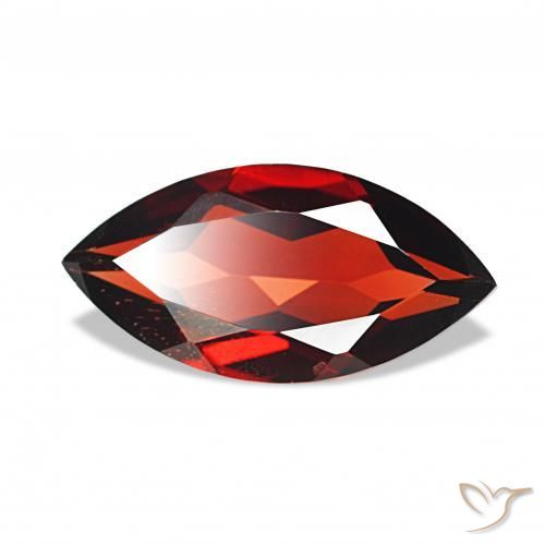 Granate almandino Rojo claro natural de 2.09 ct, Marquesa, VS