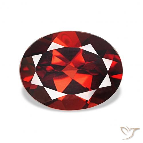 2.24ct Rojo oscuro Granate almandino, Ovalada, VVS