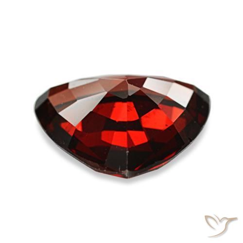 Granate almandino rojo natural de 3,27 ct, trillón, VS
