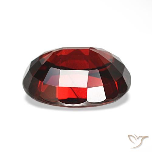 Granate almandino rojo natural de 3,05 ct, corte óvalo, VVS-VS
