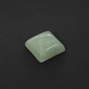 Amazonita verde natural de 1,04 ct, cuadrado, opaco