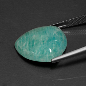 Amazonita verde natural de 15,96 ct, trillón, opaco