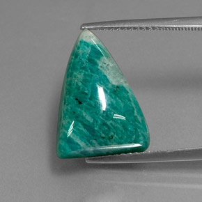 Amazonita Verde natural de 10.88 ct, Trillón, Opaco