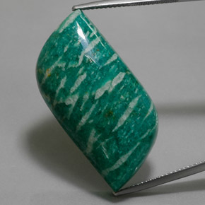 Amazonita Verde natural de 39.49 ct, Forma elegante, Opaco