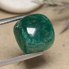 Amazonita Verde-azul natural de 5.60 ct, Corte Cojín, Opaco