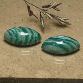 Gemas de Amazonita Verde-azul natural de 14.83 ct, Marquesa, Opaco