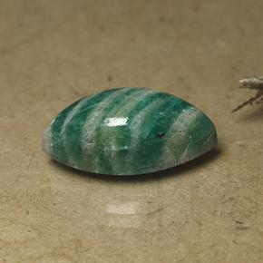 Amazonita Verde-azul natural de 8.18 ct, Marquesa, Opaco