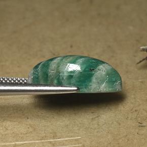 Amazonita Verde-azul natural de 8.18 ct, Marquesa, Opaco