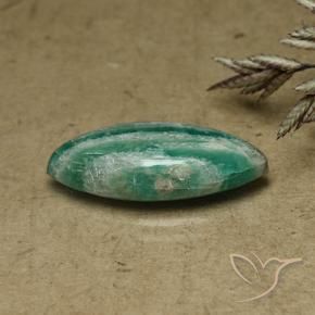 Amazonita Verde medio natural de 6.00 ct, Marquesa, Opaco
