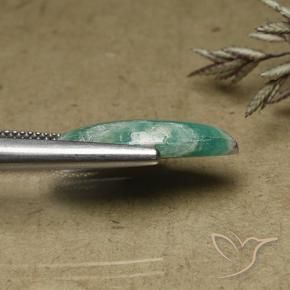 Amazonita Verde medio natural de 6.00 ct, Marquesa, Opaco