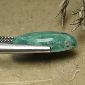 Amazonita Verde medio natural de 7.74 ct, Marquesa, Opaco