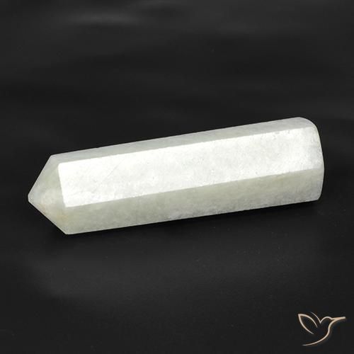 Amazonita Blanco verde claro natural de 22.77 ct, Elegante, Translúcido