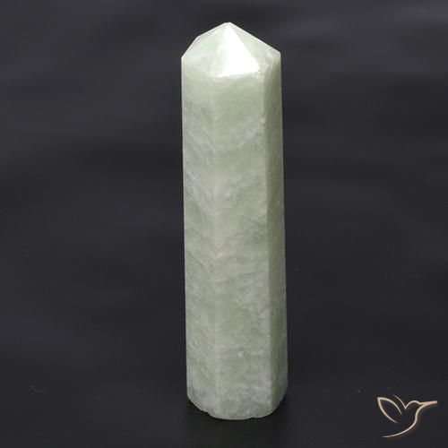 Amazonita Blanco verdoso natural de 17.31 ct, Elegante, Translúcido