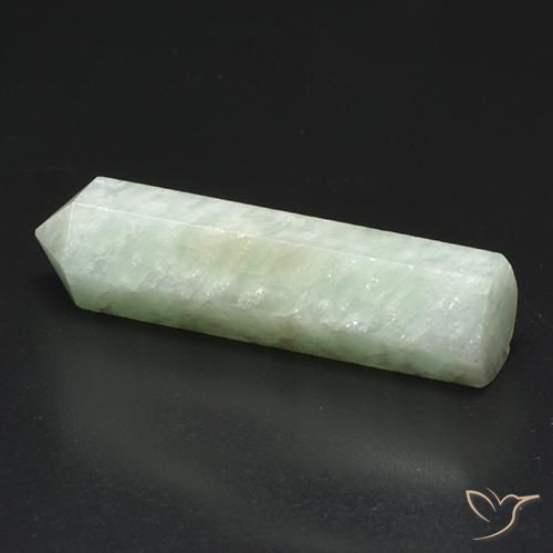 Amazonita Verde gris natural de 18.91 ct, Elegante, Translúcido