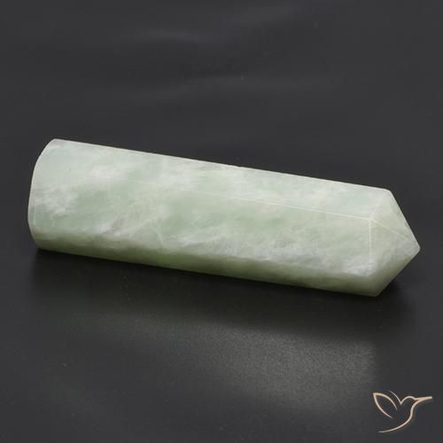 Amazonita Verde gris natural de 20.33 ct, Elegante, Translúcido
