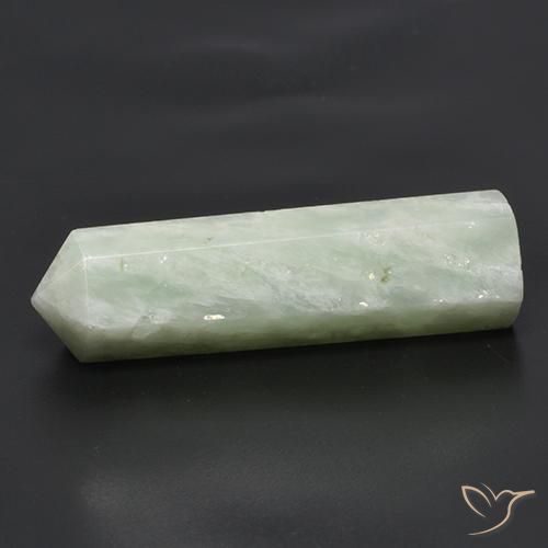 Amazonita Verde gris natural de 20.33 ct, Elegante, Translúcido