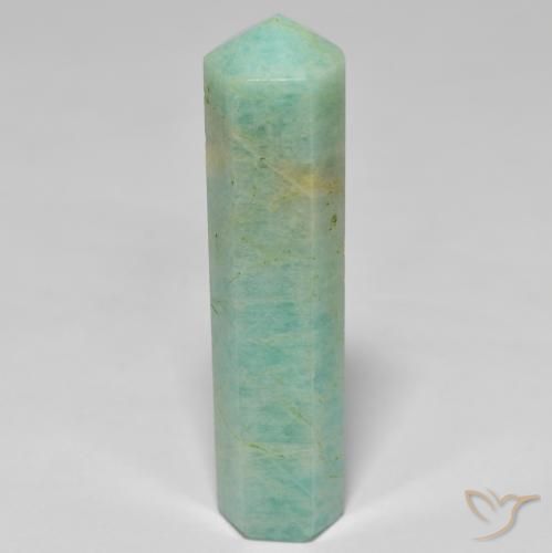 Amazonita Verde musgo claro natural de 29.23 ct, Elegante, Opaco