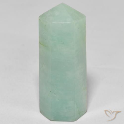 Amazonita Verde musgo claro natural de 22.16 ct, Elegante, Opaco