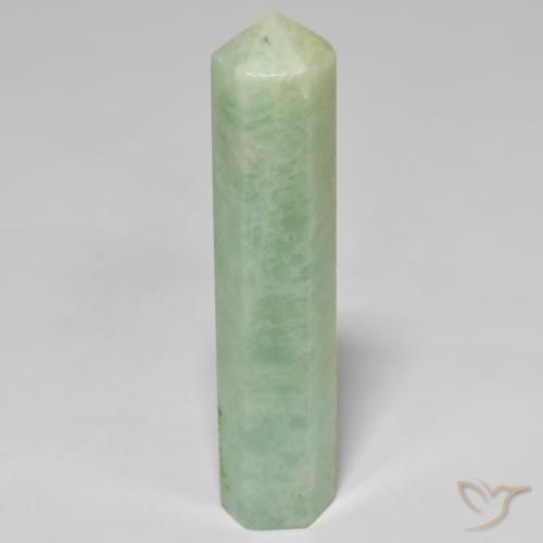 24.91ct Natural Medium Light-Green Amazonita, Elegante, Opaco