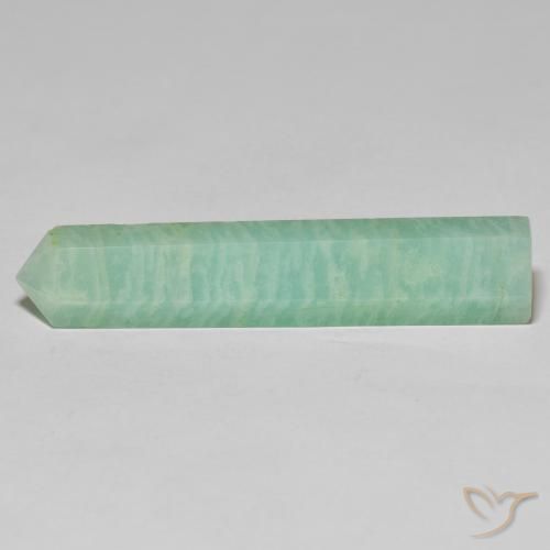 23.35ct Natural Verde musgo pálido Amazonita, Elegante, Opaco