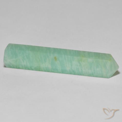 Amazonita Verde musgo pálido natural de 23.35 ct, Elegante, Opaco
