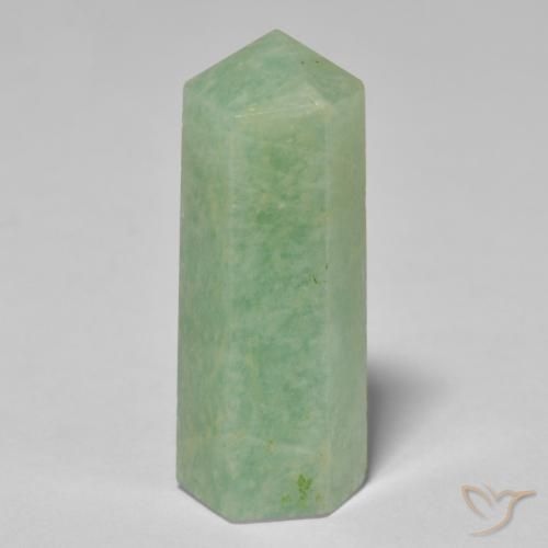 24.03ct Natural Medium Light-Green Amazonita, Elegante, Opaco