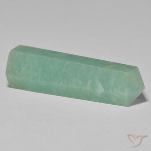 Amazonita Verde medio natural de 26.99 ct, Elegante, Opaco