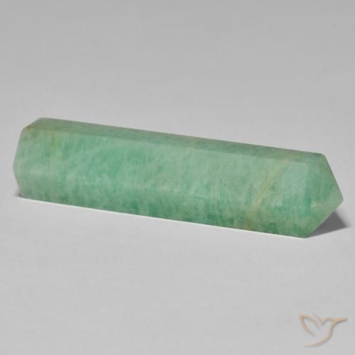 Amazonita Verde claro natural de 37.21 ct, Elegante, Opaco