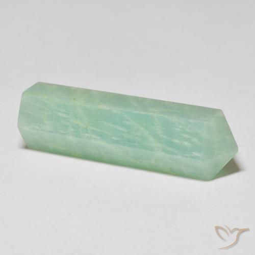 Amazonita Verde musgoso natural de 27.38 ct, Elegante, Opaco