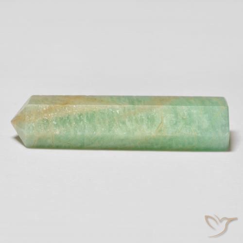 31.56ct Natural Verde salvia Amazonita, Elegante, Opaco