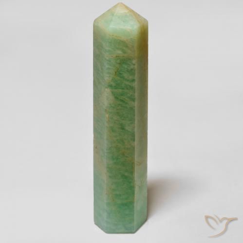 Amazonita Verde salvia natural de 31.56 ct, Elegante, Opaco