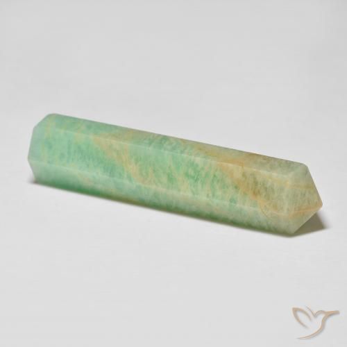 Amazonita Verde salvia natural de 31.56 ct, Elegante, Opaco