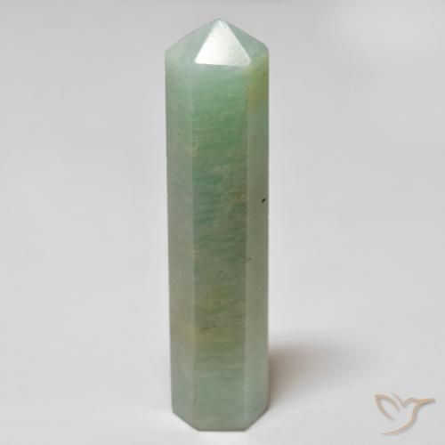 Amazonita Medium Light-Green natural de 26.42 ct, Elegante, Opaco
