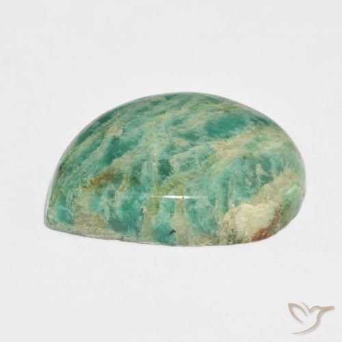 Amazonita Verde multicolor natural de 32.34 ct, Elegante, Opaco